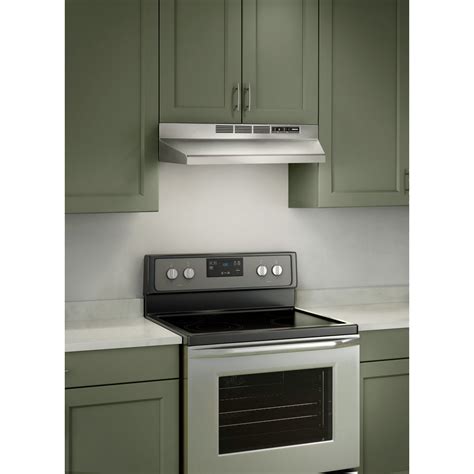 30 under cabinet range hood stainless steel 400 cfm|30 under cabinet ducted range hood.